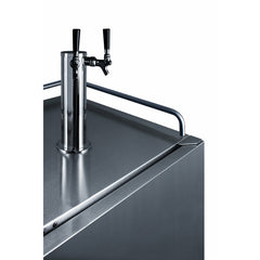 Summit 24" Wide Built-In Cold Brew Coffee Kegerator - SBC682CFTWIN