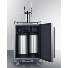 Summit 24" Wide Built-In Cold Brew/Nitro-Infused Coffee Kegerator - SBC682CMTWIN