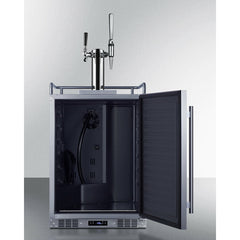 Summit 24" Wide Built-In Cold Brew/Nitro-Infused Coffee Kegerator - SBC682CMTWIN