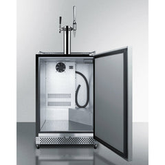 Summit 24" Wide Built-In Outdoor Cold Brew/Nitro-Infused Coffee Kegerator - SBC696OSCMTWIN