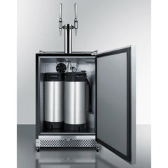 Summit 24" Wide Built-In Outdoor Nitro-Infused Coffee Kegerator - SBC696OSNCF