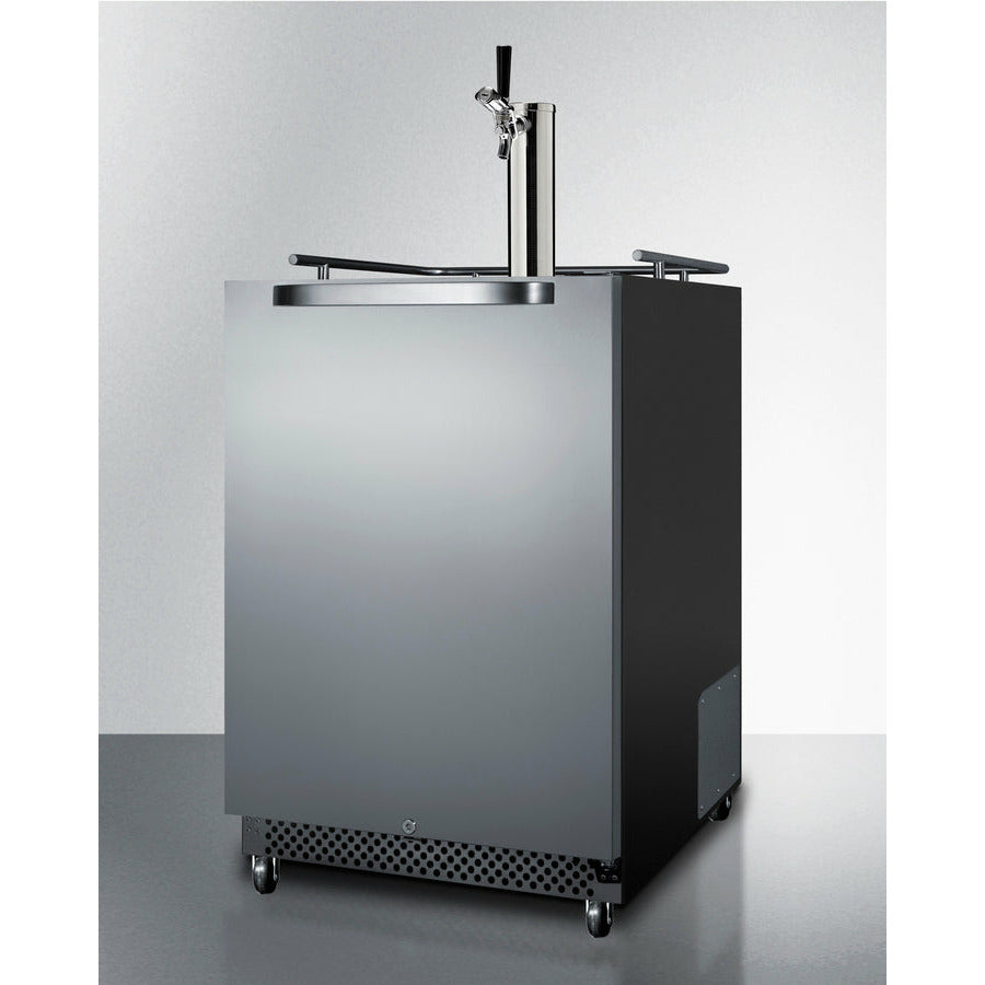 Summit 24" Wide BuiltIn Outdoor Kegerator with TapLocks, 6.04 cu. ft