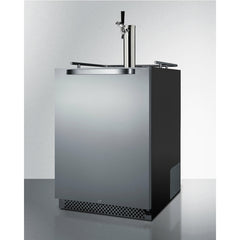 Summit 24" Wide Built-In Outdoor Kegerator with TapLocks,  6.04 cu. ft. Capacity, Commercially Approved, Weatherproof Design, Complete Tap Kit, - SBC696OST