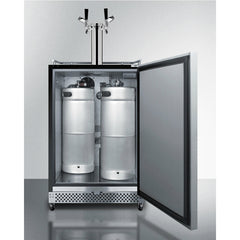 Summit 24" Wide Built-In Outdoor Kegerator with TapLocks,  6.04 cu. ft. Capacity, Commercially Approved, Weatherproof Design, Complete Tap Kit, - SBC696OST
