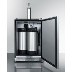 Summit 24" Wide Built-In Outdoor Cold Brew Coffee Kegerator - SBC696OSCF