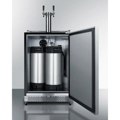 Summit 24" Wide Built-In Outdoor Cold Brew Coffee Kegerator - SBC696OSCF