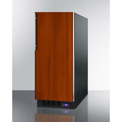 Summit 15" Built-In All-Freezer with 2.45 cu. ft. Capacity, Factory-Installed Lock, Adjustable Chrome Shelves, Frost-Free, Fingerprint Resistant, Digital Display - SCFF1533B