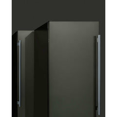 Summit 15" Built-In All-Freezer with 2.45 cu. ft. Capacity, Factory-Installed Lock, Adjustable Chrome Shelves, Frost-Free, Fingerprint Resistant, Digital Display - SCFF1533B