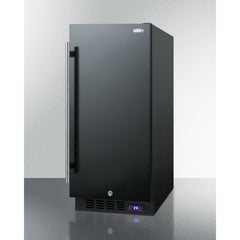 Summit 15" Built-In All-Freezer with 2.45 cu. ft. Capacity, Factory-Installed Lock, Adjustable Chrome Shelves, Frost-Free, Fingerprint Resistant, Digital Display - SCFF1533B