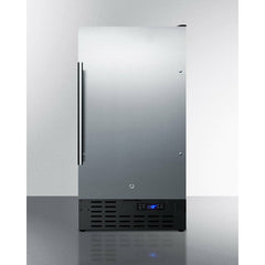 Summit 18" Built-In All-Freezer with 2.7 cu. ft. Capacity, 4 Wire Shelves, Frost-Free Defrost, Digital Thermostat