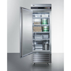 Summit 28" Freestanding Commercial Freezer with 23.0 Cu. Ft. Capacity, Self Closing Door, Door Alarm, Temperature Alarm, Lock - SCFF237