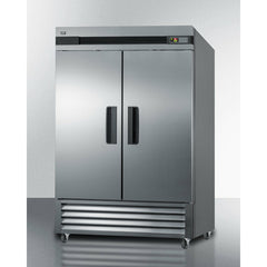 Summit 56" Reach-In Freezer with 49 cu. ft. Capacity, Forced Air Cooling, Automatic Defrost, Open Door Alarm - SCFF497