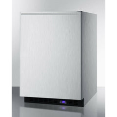 Summit 24" Wide Built-In All-Freezer with Adjustable Chrome Shelves, Door/Temperature Alarms, Temperature Memory Function - SCFF53BXCSS