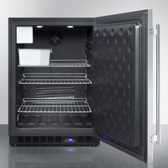 Summit 24" Wide Built-In All-Freezer With Icemaker (Panel Not Included) - SCFF53B