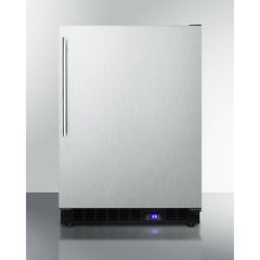 Summit 24" Wide Built-In All-Freezer with Adjustable Chrome Shelves, Door/Temperature Alarms, Temperature Memory Function - SCFF53BXCSS