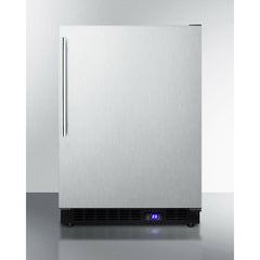 Summit 24" Wide Built-In All-Freezer with High-Temperature Alarm, Adjustable Chrome Shelves, Temperature Memory Function, Frost-Free, Open Door Alarm, Built-In Capable, Professional Handle, Fingerprint Resistant -  SCFF53BX