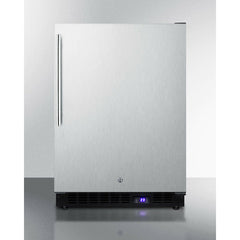 Summit 24" Wide Outdoor All-Freezer with 4.72 cu.ft. Capacity, Right Hinge, Frost Free Defrost, Digital Thermostat, Factory Installed Lock, CFC Free - SPFF51OSSS