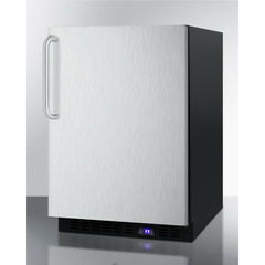 Summit 24" Wide Built-In All-Freezer with High-Temperature Alarm, Adjustable Chrome Shelves, Temperature Memory Function, Frost-Free, Open Door Alarm, Built-In Capable, Professional Handle, Fingerprint Resistant -  SCFF53BX