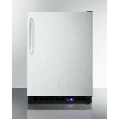 Summit 24" Wide Built-In All-Freezer with Adjustable Chrome Shelves, Door/Temperature Alarms, Temperature Memory Function - SCFF53BXCSS