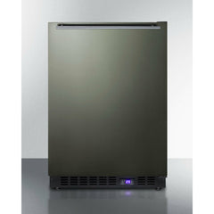 Summit 24" Wide Built-In All-Freezer with High-Temperature Alarm, Adjustable Chrome Shelves, Temperature Memory Function, Frost-Free, Open Door Alarm, Built-In Capable, Professional Handle, Fingerprint Resistant -  SCFF53BX