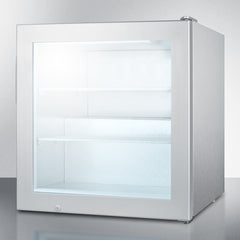 Summit 24" Compact All-Freezer with Removable Shelves, Factory Installed Lock, Self-Closing Door, Low Temperature Operation - SCFU386