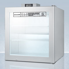 Summit 24" Compact All-Freezer with 2.0 Cu. Ft. Capacity, 2 Wire Shelves, Right Hinge with Door Lock, LED Lighting, Adjustable Thermostat  - SCFU386NZ