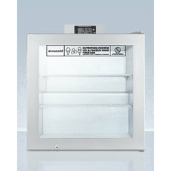 Summit 24" Compact All-Freezer with 2.0 Cu. Ft. Capacity, 2 Wire Shelves, Right Hinge with Door Lock, LED Lighting, Adjustable Thermostat  - SCFU386NZ
