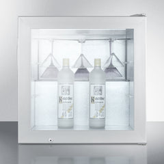 Summit 24" Compact Vodka Freezer with 3.0 cu. ft. Capacity, Self-Closing Door, Factory-Installed Lock - SCFU386VK