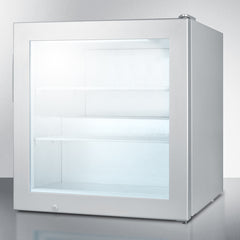 Summit 24" Compact All-Freezer with Removable Shelves, Factory Installed Lock, Self-Closing Door, Low Temperature Operation - SCFU386