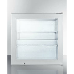 Summit 24" Counter Depth Compact Freezer with 2 cu. ft. Capacity, Right Hinge, Manual Defrost, LED Lighting - SCFU386FROST