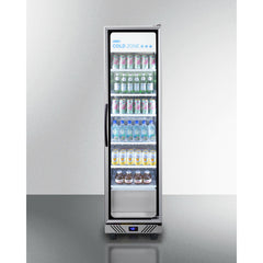 Summit 19.5" Wide Commercial Beverage Center with 9.9 Cu. Ft. Capacity, Double Pane Tempered Glass Door, Digital Thermostat, Temperature Alarms -  SCR110