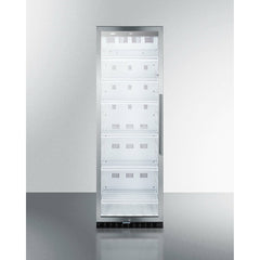 Summit 24" Wide Beverage Center with 12.6 cu. ft. Capacity Lock, 6 Shelves , Digital Thermostat, Factory Installed Lock - SCR1400W