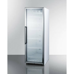 Summit 24" Wide Beverage Center with 12.6 cu. ft. Capacity Lock, 6 Shelves , Digital Thermostat, Factory Installed Lock - SCR1400W