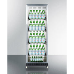 Summit 24" Wide Mini Reach-In Beverage Center with Dolly - SCR1401