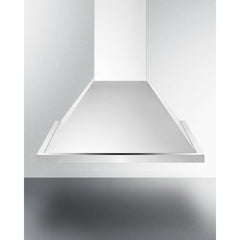 Summit 24" Wide Wall-Mounted Range Hood, ADA Compliant with Internal Blower, 3 Fan Speeds, Timer Function, Aluminum Cassette Filters, Slider Controls - SEH1524