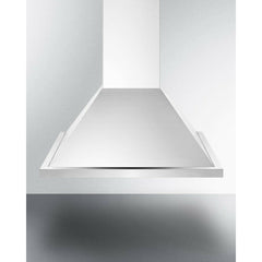 Summit 24" Wide Wall-Mounted Range Hood, ADA Compliant with Internal Blower, 3 Fan Speeds, Timer Function, Aluminum Cassette Filters, Slider Controls - SEH1524