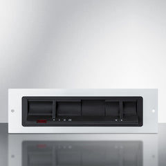 Summit 24" Wide Wall-Mounted Range Hood, ADA Compliant with 600 CFM Internal Blower, 3 Fan Speeds, Timer Function, Aluminum Filters, Slider Controls - SEH6624C