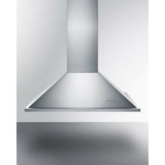 Summit 36" Wide Island Hood with 600 CFM Internal Blower, 3 Fan Speeds, Timer Function - SEIH1536CV3