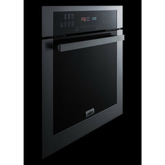 Summit 24" Wide Electric Wall Oven with Convection, Steam Clean, Proofing, Delayed Start, Adjustable Racks, Automatic Shutoff, Oven Light, Control Lock - SEW24SS