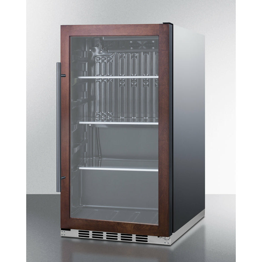 Shallow Depth 19 in. 3.1 cu. ft. Outdoor Refrigerator in Stainless Steel