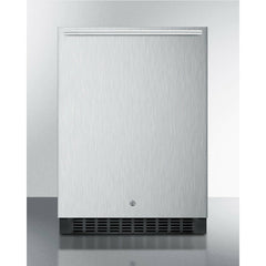 Summit 24" Wide Outdoor All-Refrigerator (Panel Not Included) with 4.6 cu.ft. Capacity, 3 Glass Shelves, Right Hinge, Frost Free Defrost Energy Star Certified, Adjustable Glass Shelves, Frost-Free Operation, Digital Thermostat, CFC Free - SPR627OS