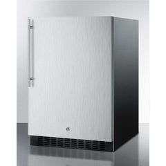 Summit 24" Wide Outdoor All-Refrigerator (Panel Not Included) with 4.6 cu.ft. Capacity, 3 Glass Shelves, Right Hinge, Frost Free Defrost Energy Star Certified, Adjustable Glass Shelves, Frost-Free Operation, Digital Thermostat, CFC Free - SPR627OS