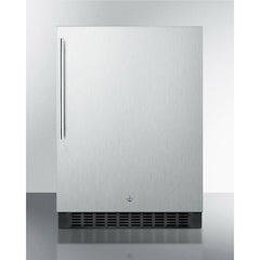 Summit 24" Wide Outdoor All-Refrigerator (Panel Not Included) with 4.6 cu.ft. Capacity, 3 Glass Shelves, Right Hinge, Frost Free Defrost Energy Star Certified, Adjustable Glass Shelves, Frost-Free Operation, Digital Thermostat, CFC Free - SPR627OS