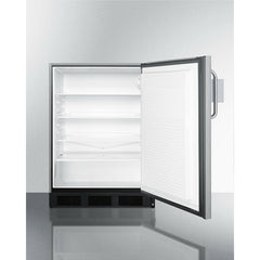 Summit 24" Wide Outdoor All-Refrigerator, with Speed Rail - SPR7BOSSTSR