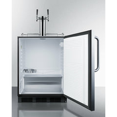 Summit 24" Wide Outdoor Wine Kegerator, ADA Compliant - SBC54OSBIADAWKDTWIN
