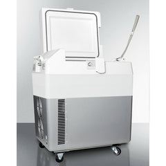 Summit 22" Portable Refrigerator/Freezer with Lock, 1 cu. ft. Capacity, Manual Defrost, Factory Installed Lock, CFC Free - SPRF36M2