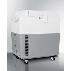 Summit 22" Portable Refrigerator/Freezer with Lock, 1 cu. ft. Capacity, Manual Defrost, Factory Installed Lock, CFC Free - SPRF36M2