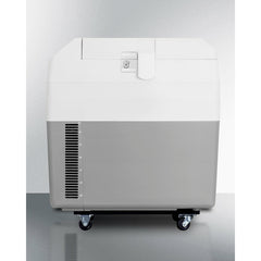 Summit 22" Portable Refrigerator/Freezer with Lock, 1 cu. ft. Capacity, Manual Defrost, Factory Installed Lock, CFC Free - SPRF36M2