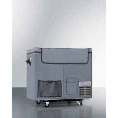 Summit 22" Portable Refrigerator/Freezer with Lock,  2.8 cu ft. Capacity, Manual Defrost, CFC Free, Factory Installed Lock - SPRF86M2