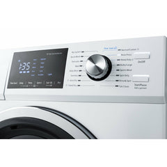 Summit 24" Wide 115V Washer/Dryer Combo with 2.7 cu. ft. Capacity, 16 Wash Cycles, 1300 RPM, Ventless, 115 Volt Operation - SPWD2202W